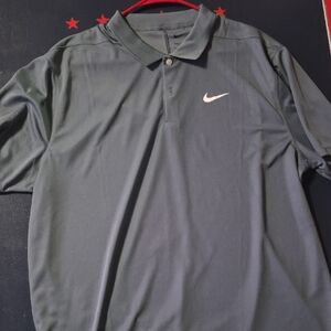 Nike Men's Dark Gray Polo Shirt